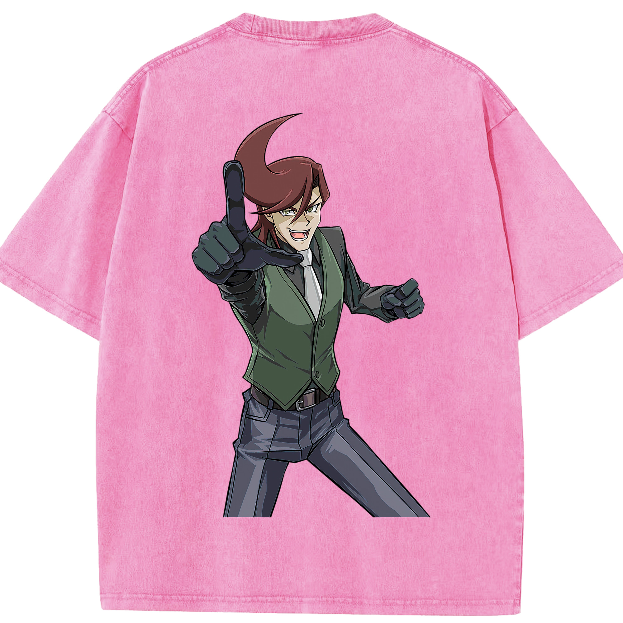 （画像用） 遊☆戯☆王 Yu-Gi-Oh! 綿100% ヴィンテージ風 半袖Tシャツ（背面プリント）